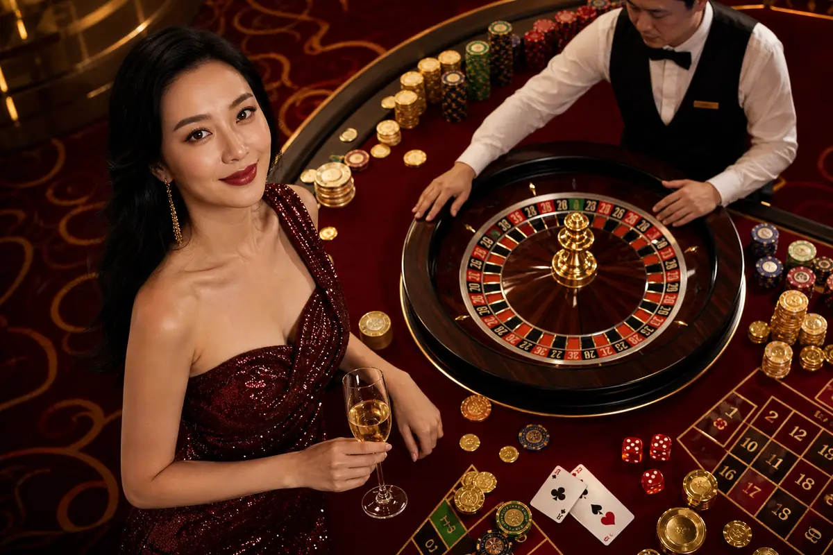 711kiss Casino suasana meja live casino